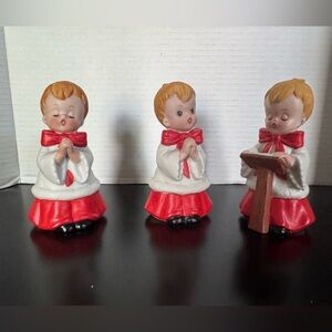 Vintage Chior Boy set Figurines